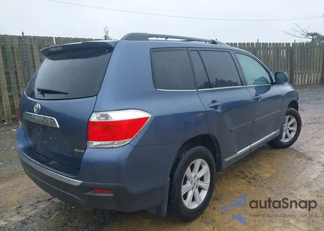 2013 Toyota Highlander Se V6 из США, поврежденный, VIN 5TDBK3EH6DS201598